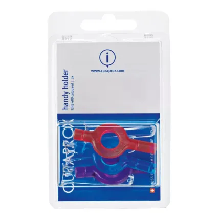 Набір тримачів для міжзубних йоржиків 3 шт Curaprox UHS 409/3 colored