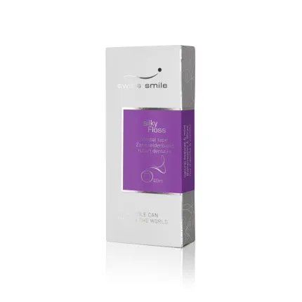 Шовковиста срібна нитка Swiss Smile Silky Silver Tape 40 м, зображення 2