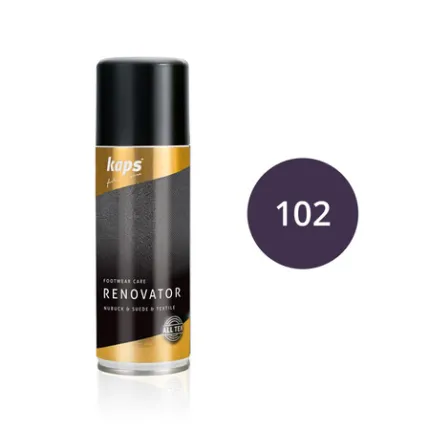 Спрей фарба для замші і нубуку Kaps Renovator 200 ml, Колір: 102 Темно бузковий