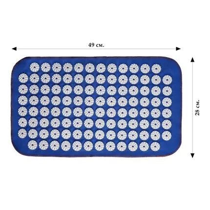 Аплікатор Кузнєцова килимок серія Eko-Max 28х49 см 10-108 Синій, Колір: Синій, Крок голки (мм): 5,0, зображення 2