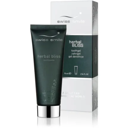 Вітамінно-трав’яна зубна паста Swiss Smile Herbal Bliss Toothpaste 75мл, Об'єм: 75 мл