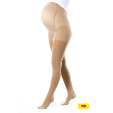 Колготи антиварикозні, компресійні для вагітних 1 клас компресії Pani Teresa PT 0474 PREMIUM, Розмір: 1, Колір компресійного виробу: Бежевий, Довжина: Короткі