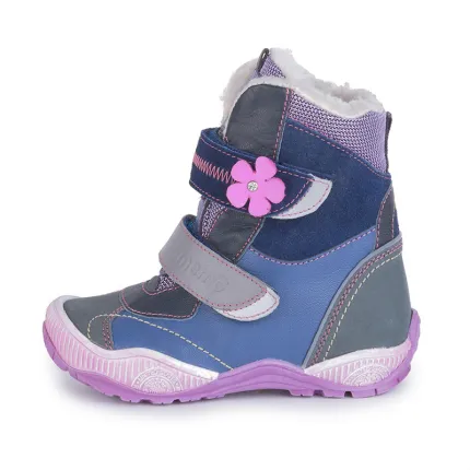 Зимові ортопедичні черевики для дітей - Memo Aspen 1JB Фіолетові, Розмір дитячого взуття: 29, зображення 3