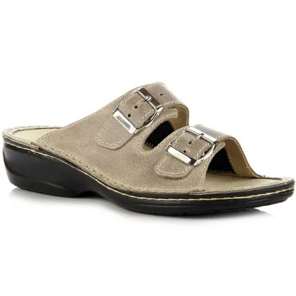 Жіночі ортопедичні тапочки для проблемних ніг OrtoMed 3718 012-P59-T77, зображення 3