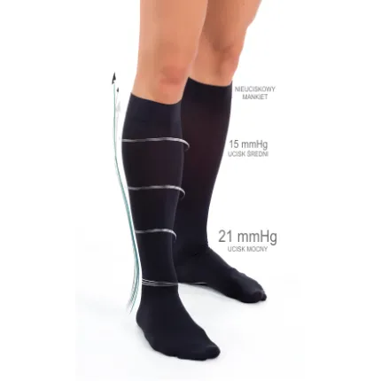 Компресійні шкарпетки для подорожей PANI TERESA PT 0418 CLASSIC для чоловіків, зображення 2