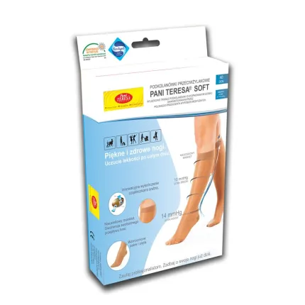 Компресійні антиварикозні гольфи / підколінки Pani Teresa Soft PT 0485