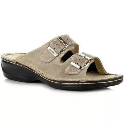 Жіночі ортопедичні тапочки для проблемних ніг OrtoMed 3718 012-P59-T77, зображення 3