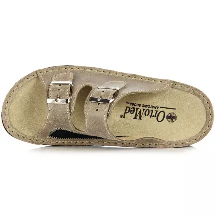 Жіночі ортопедичні тапочки для проблемних ніг OrtoMed 3718 012-P59-T77, зображення 6