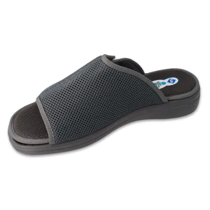 Тапочки чоловічі діабетичні для проблемних ніг Dr Orto System 078M001 сірі, Колір: Сірий, Розмір чоловічого взуття: 47, зображення 5