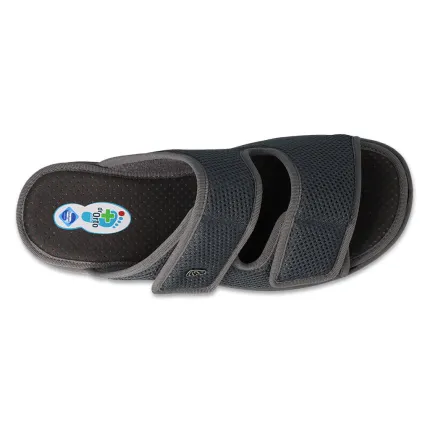 Тапочки чоловічі діабетичні для проблемних ніг Dr Orto System 083M002 сірі, Колір: Сірий, Розмір чоловічого взуття: 42, зображення 4