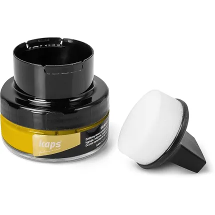 Делікатний крем для взуття Kaps Delicate Cream 50 ml, з аплікатором, Цвет: 107, изображение 2