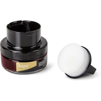 Делікатний крем для взуття Kaps Delicate Cream 50 ml, з аплікатором, Цвет: 110, изображение 2