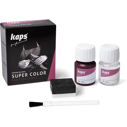 Фарба для гладкої шкіри та засіб для підготовки до фарбування Kaps Super Color Preparer 25 ml, Цвет: 111, изображение 2