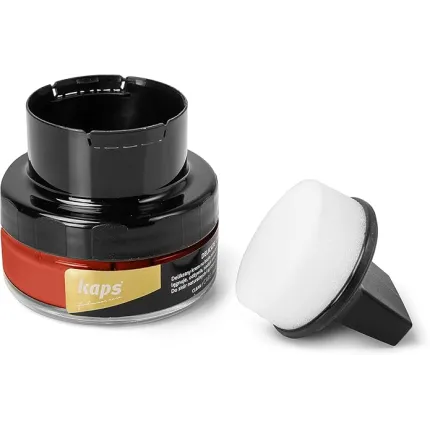 Делікатний крем для взуття Kaps Delicate Cream 50 ml, з аплікатором, Колір: 128, зображення 2