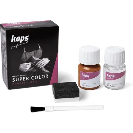 Фарба для гладкої шкіри та засіб для підготовки до фарбування Kaps Super Color Preparer 25 ml, Колір: 163, зображення 2