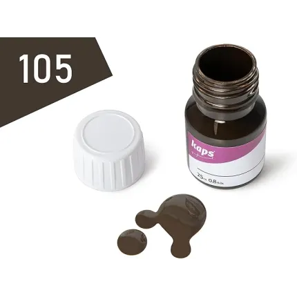 Фарба для гладкої шкіри та засіб для підготовки до фарбування Kaps Super Color Preparer 25 ml, Колір: 105