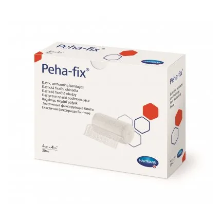 Еластичні фіксуючі бинти Peha-fix 4 см х 4 м, в коробці 20 шт., Розмір бинта: 4 см х 4 м