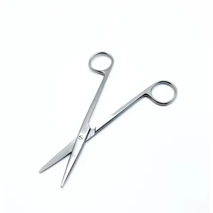 Ножиці для розтину м'яких тканин, прямі, гострокінцеві. Довжина 14,5 см