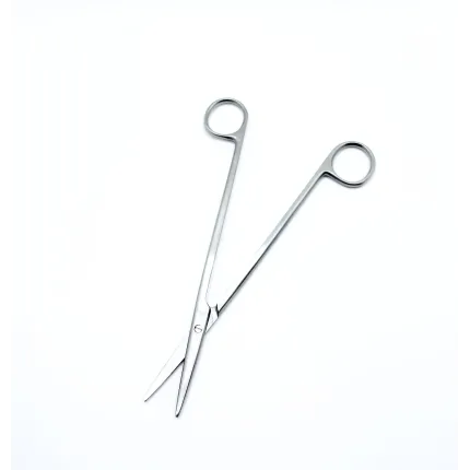 Ножиці для розтину м'яких тканин, прямі, гострокінцеві. Довжина 18 см