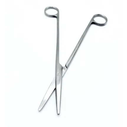 Ножиці для розтину м'яких тканин, прямі, тупокінцеві. Довжина 20 см