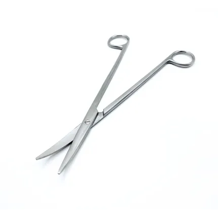 Ножиці для розтину м'яких тканин зігнуті, з одним гострим кінцем. Довжина 20 см