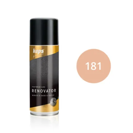 Спрей фарба для замші і нубуку Kaps Renovator 200 ml, Колір: 181 Лососевий