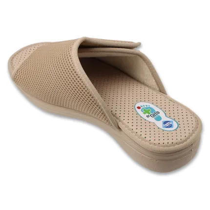 Тапочки жіночі діабетичні для проблемних ніг Dr Orto System 078D004 темно бежеві, Колір: Темно бежевий, Розмір жіночого взуття: 39, зображення 3