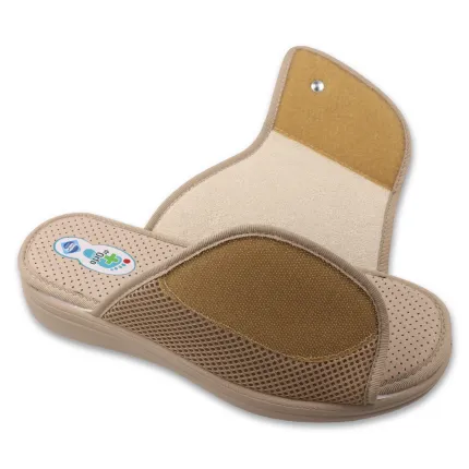 Тапочки жіночі діабетичні для проблемних ніг Dr Orto System 078D004 темно бежеві, Колір: Темно бежевий, Розмір жіночого взуття: 39, зображення 6