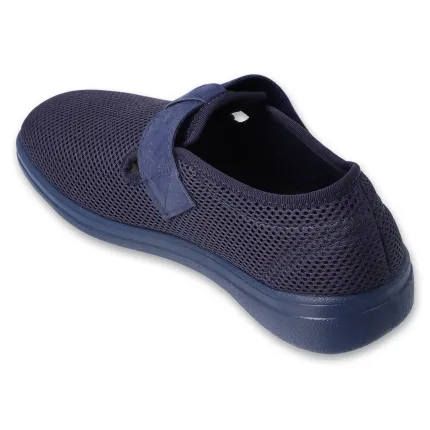 Туфлі чоловічі діабетичні для проблемних ніг Dr Orto System 080M002 сині, Колір: Темно Синій, Розмір чоловічого взуття: 47, зображення 3