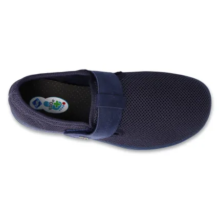 Туфлі чоловічі діабетичні для проблемних ніг Dr Orto System 080M002 сині, Колір: Темно Синій, Розмір чоловічого взуття: 47, зображення 4