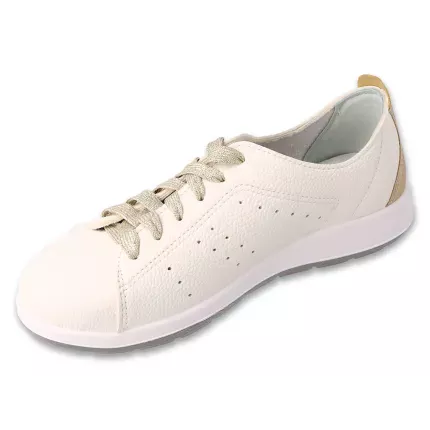 Кросівки жіночі діабетичні Dr Orto Casual 156D025 білі з бежевим, Колір: Білий з бежевим, Розмір жіночого взуття: 38, зображення 2
