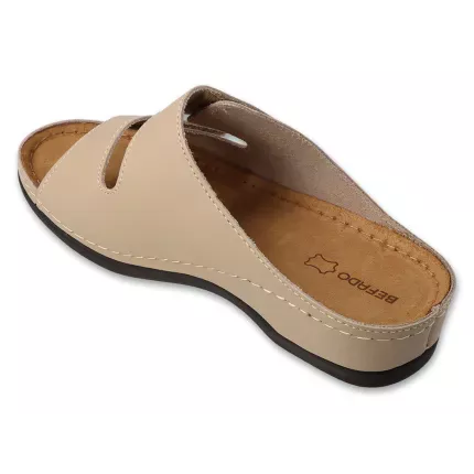 Шлепанцы кожаные женские для проблемных стоп Dr Orto 158D285 бежевые, Цвет: Бежевый, Размер женской обуви: 37, изображение 3