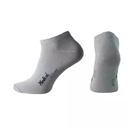 Діабетичні медичні шкарпетки зі сріблом FootMate Medical Silver низькі, Тип шкарпеток: Низькі, Розмір шкарпеток: 45/46, Колір шкарпеток: Білий