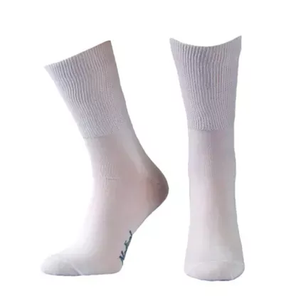 Діабетичні медичні шкарпетки зі сріблом FootMate Medical Silver, Тип шкарпеток: Високі, Розмір шкарпеток: 42/44, Колір шкарпеток: Білий, зображення 3