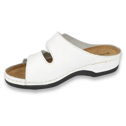 Шльопанці жіночі діабетичні INBLU 158D107 білі, Колір: білий, Розмір жіночого взуття: 38, зображення 2