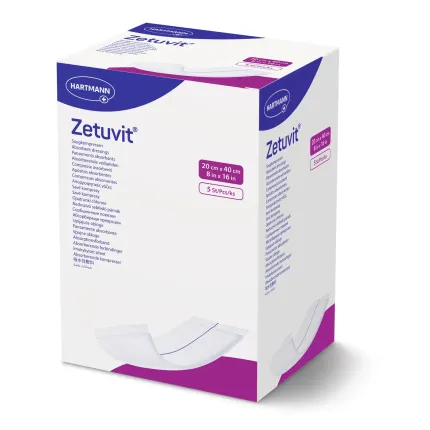 Сорбційна пов'язка Zetuvit / Цетувіт 20см х 40см 1шт, Розмір пов'язки: 20см х 40см