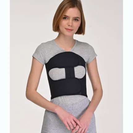 Бандаж післяопераційний роз'ємний на грудну клітку Реабілітімед БР-4Т COMFORT, Цвет: Графит, Размер: XL