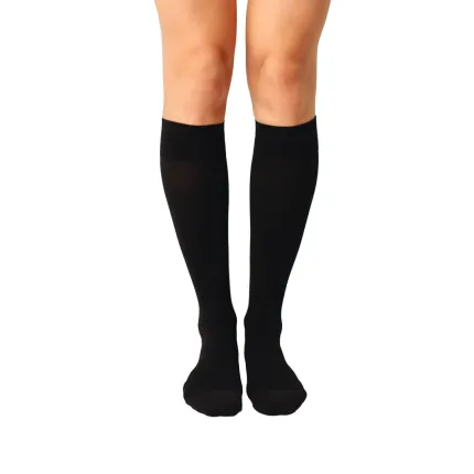 Гольфи компресійні медичні чоловічі 2 клас довгі Veinax Cotton Бавовна, Розмір: 2, Колір компресійного виробу: Чорний, Довжина: Довгі, Носок: Закритий, зображення 2