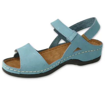 Сандали женские диабетические Inblu 158D186 голубые, Цвет: Голубой, Размер женской обуви: 37, изображение 2