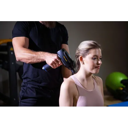 Вібраційний масажний пістолет для глибоких тканин Qmed, зображення 6