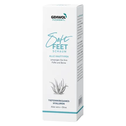 Пінка алое вера та олія оливи Gehwol Fusskraft Soft Feet Foam 125 мл, зображення 4