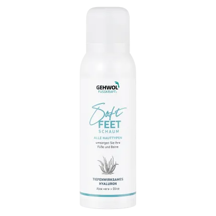 Пінка алое вера та олія оливи Gehwol Fusskraft Soft Feet Foam 125 мл, зображення 3
