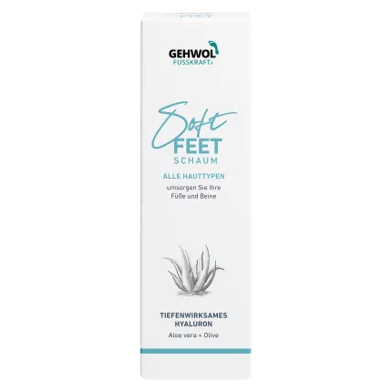 Пінка алое вера та олія оливи Gehwol Fusskraft Soft Feet Foam 125 мл, зображення 5