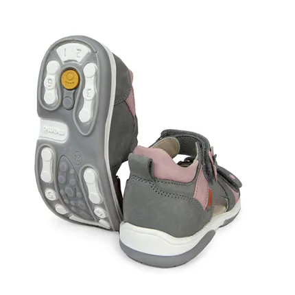 Дитячі ортопедичні сандалі Memo Kristina 1JD Grey - Pink, Розмір дитячого взуття: 22, зображення 2