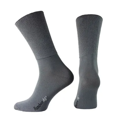 Діабетичні медичні шкарпетки зі сріблом FootMate Medical Bamboo AG +, Тип шкарпеток: Високі, Розмір шкарпеток: 45/46, Колір шкарпеток: Графіт