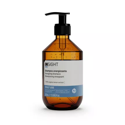 Шампунь енергетичний для щоденного застосування Insight Energizing Shampoo, скляна пляшка, 350 ml, Об'єм: 350 мл