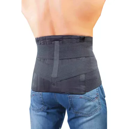 Корсет попереково-крижовий Реабілітімед Л-4М-3, Колір: Чорний, Розмір: XXXL