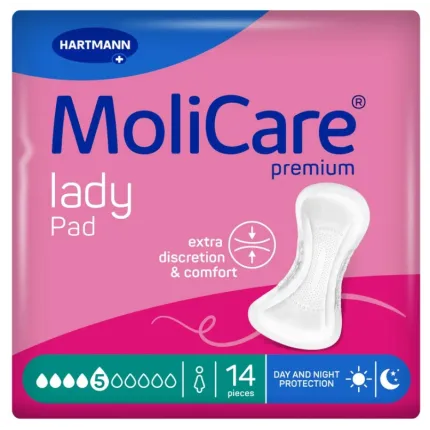 Прокладки урологічні MoliCare® Premium lady pad 5 крапель 14шт/уп, Кількість крапель: 5