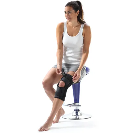 Ортез на колено DonJoy PlayXpert Wrap с шарнирами, Размер: XL, изображение 4