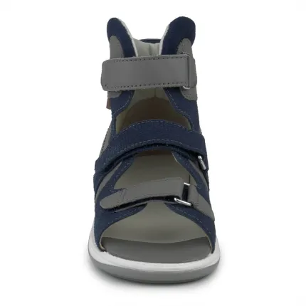 Memo Hermes 1DA Сіро Сині Дитячі ортопедичні босоніжки (р.30-38), Розмір дитячого взуття: 30, зображення 5